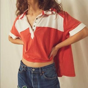 FREE PEOPLE camilla polo top!!!